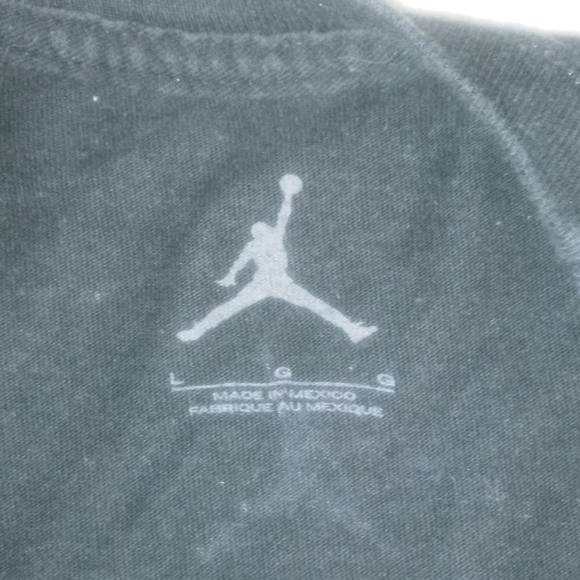 Jordan Unisex Large Black T-Shirt - Picture 3 of 6